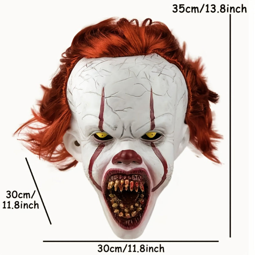 Halloween Mask Latex Scary Clown Face