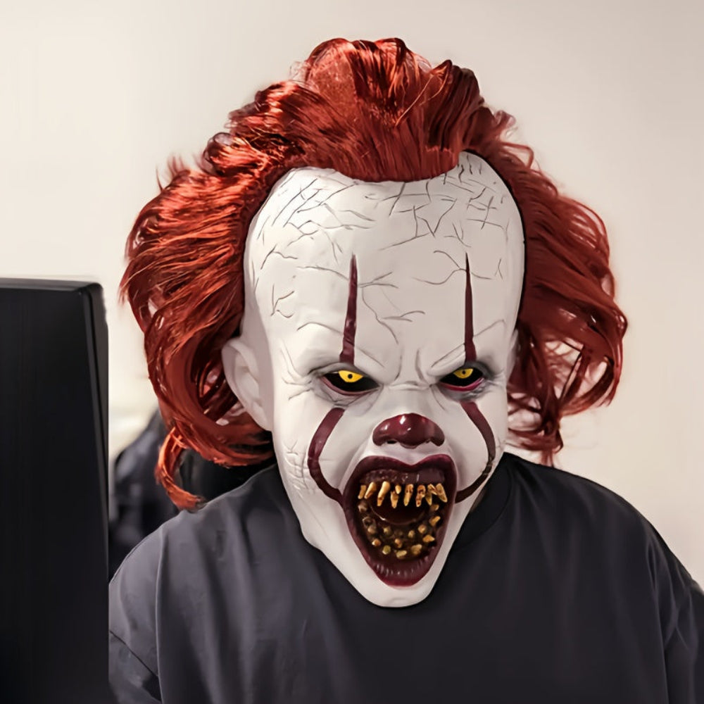 Halloween Mask Latex Scary Clown Face