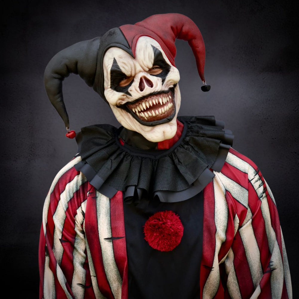 Halloween Clown Mask Dark Carnival Jester Full Head Horror Design