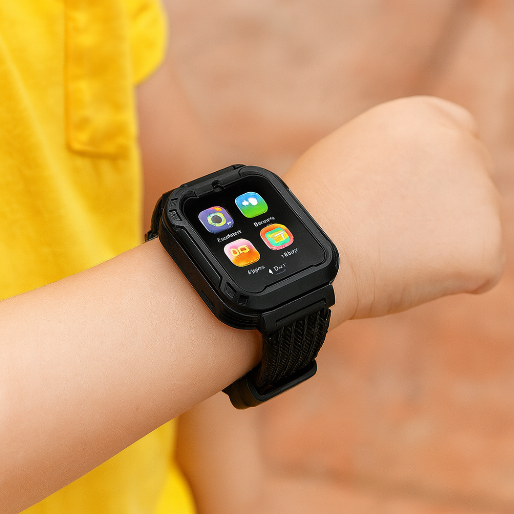 Reloj inteligente para niños con pantalla táctil, recargable por USB, rastreador de fitness educativo