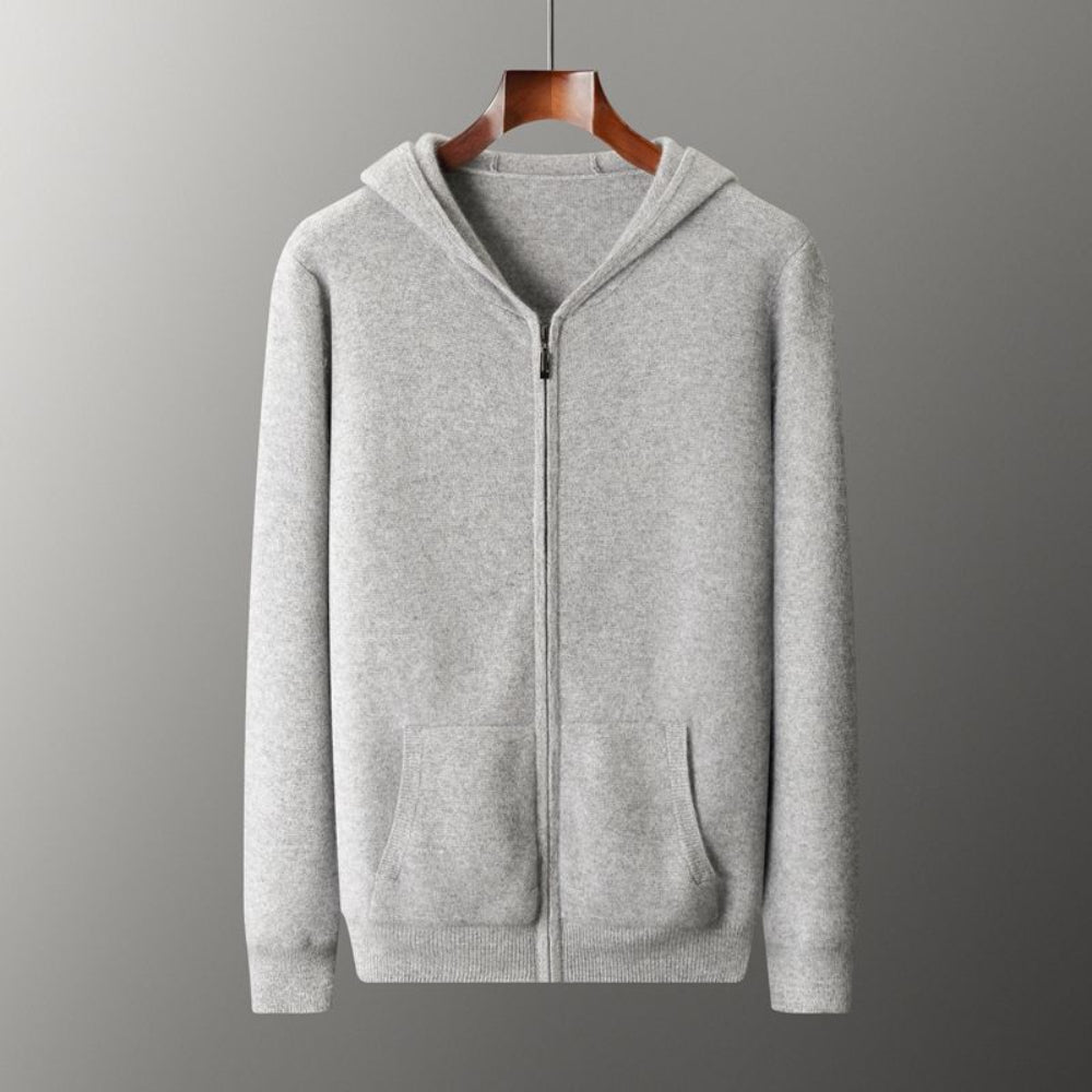 Men’s Cashmere Wool Hoodie Sweater | Soft Warm Knitwear