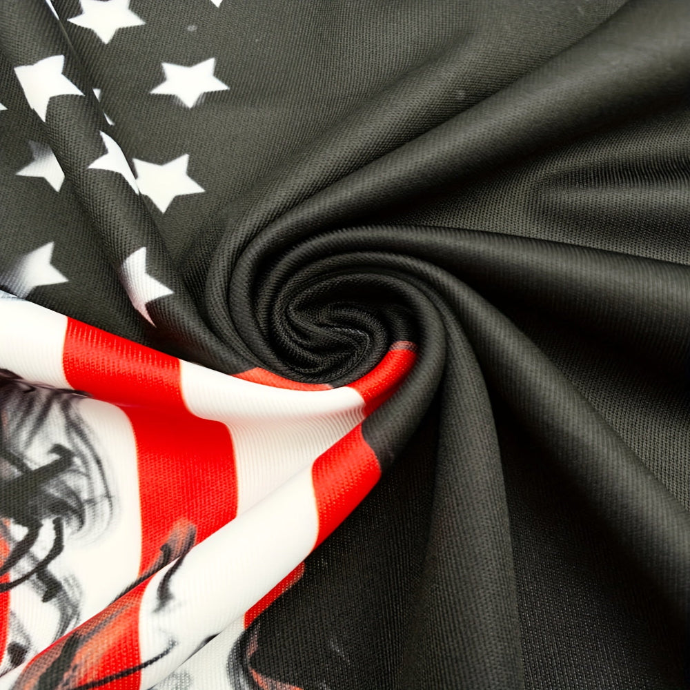 Herren Patriotisches amerikanisches Flaggen-Langarmshirt - Veterans Day Pullover