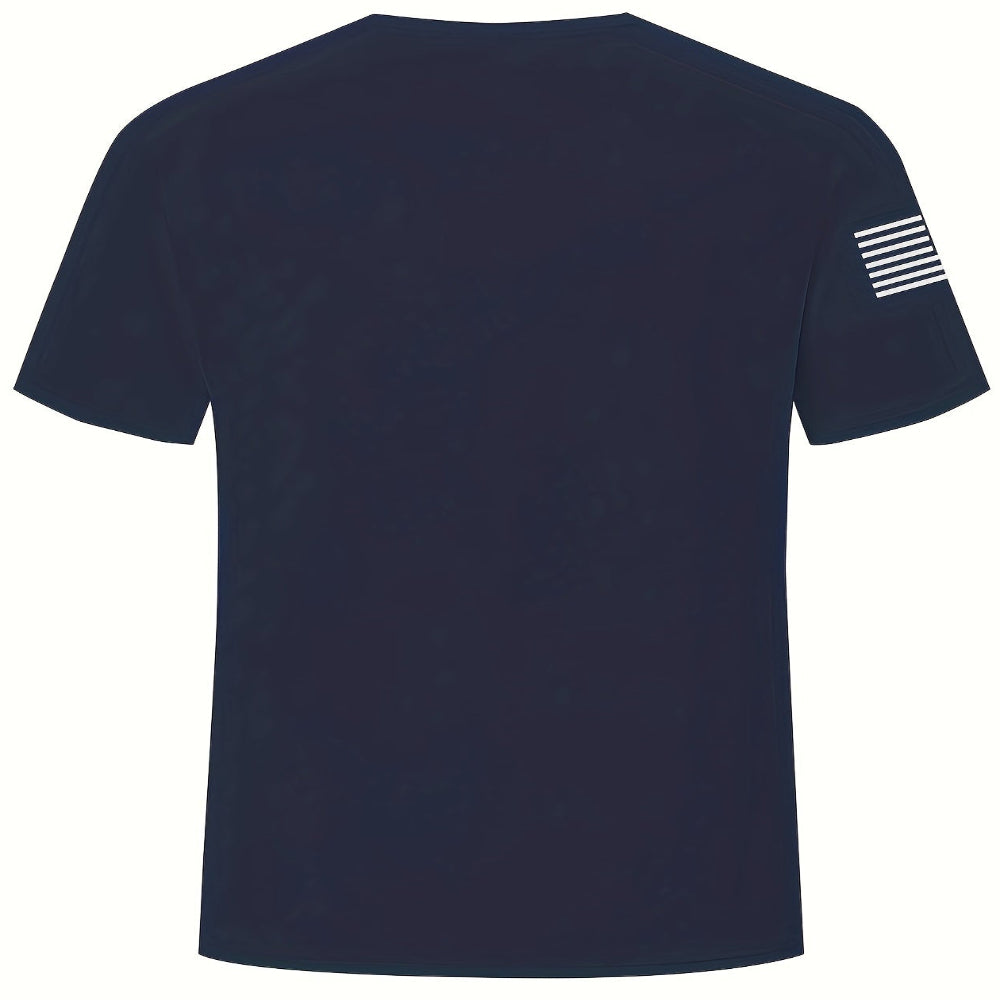 Herren Patriotisches Amerikanisches Grafik-T-Shirt - Veterans Day Freizeitshirt