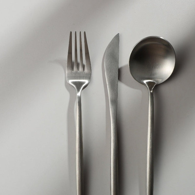 Bestiksæt Rustfrit Stål Minimalistisk Design