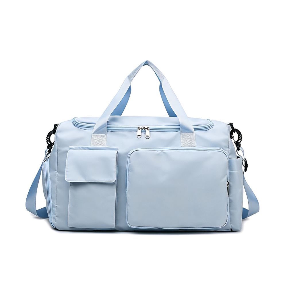 Waterproof Travel Duffel Bag | Large Gym Luggage Shoe Compartment