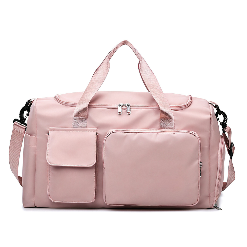 Waterproof Travel Duffel Bag | Large Gym Luggage Shoe Compartment