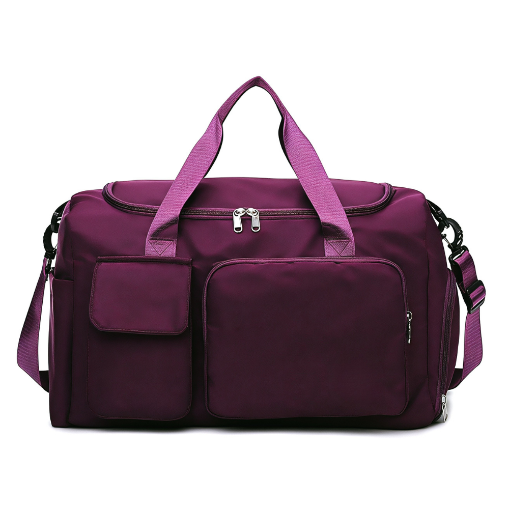 Waterproof Travel Duffel Bag | Large Gym Luggage Shoe Compartment