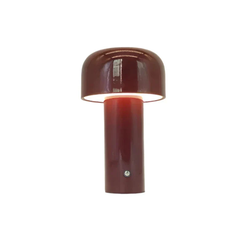 GlowSphere : Lampe de table LED rechargeable – Lampe champignon portable élégante pour ambiance intérieure