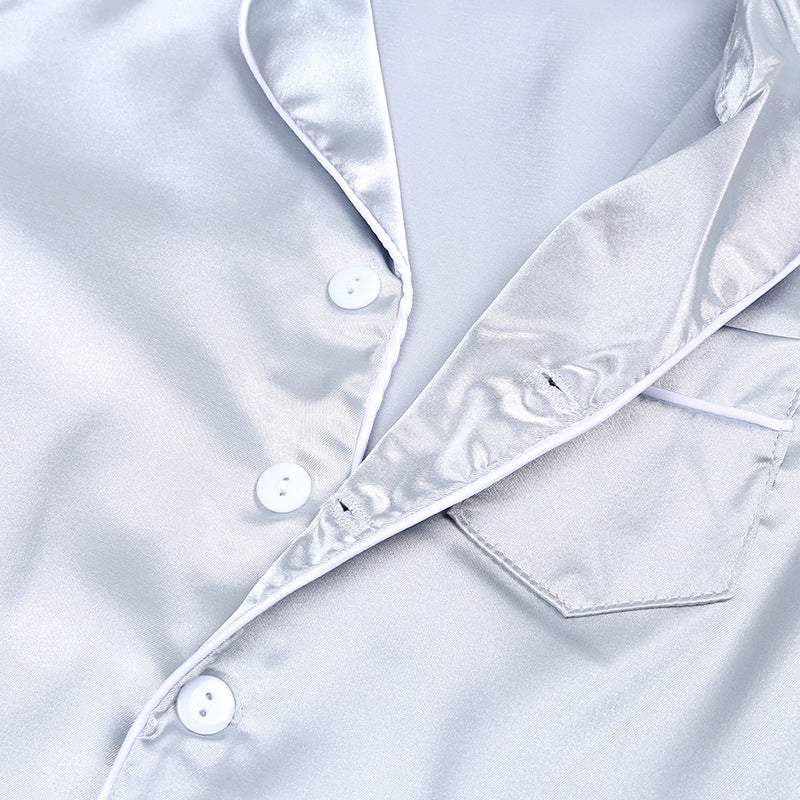 Silk Pyjama Set for Kids Sleepwear Comfort