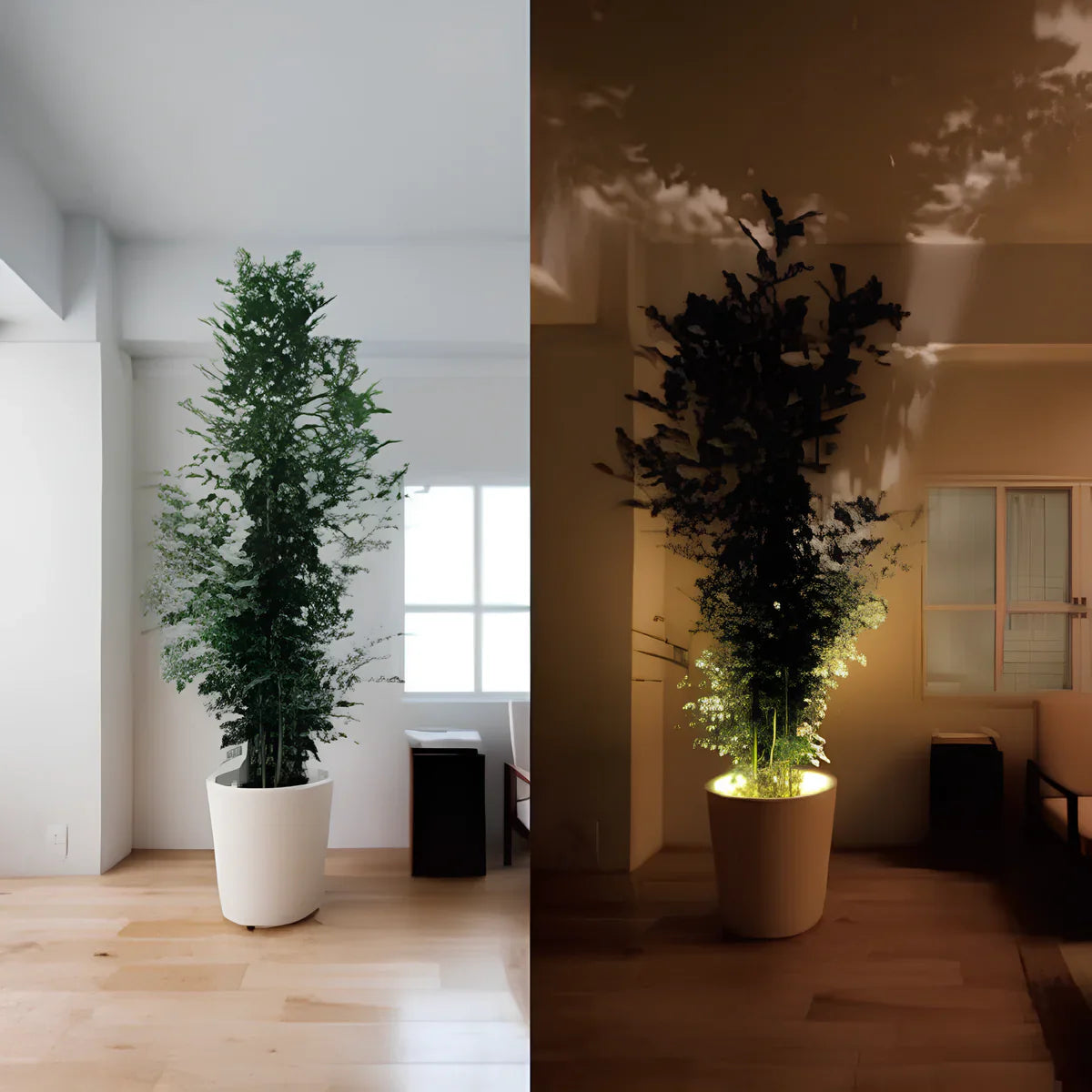 LED væglampe justerbar batteri spotlight