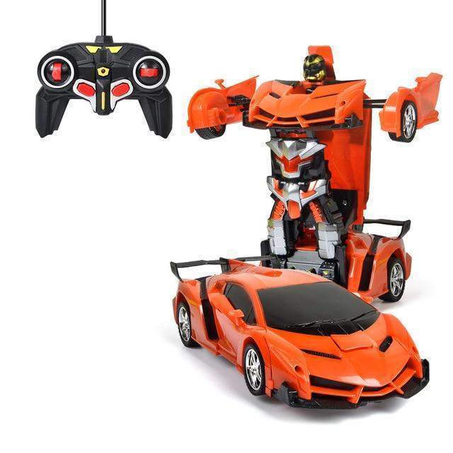 Remote Control Transforming Robot Car Toy
