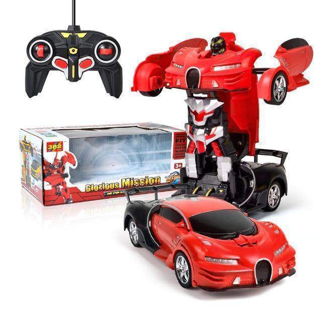 Remote Control Transforming Robot Car Toy
