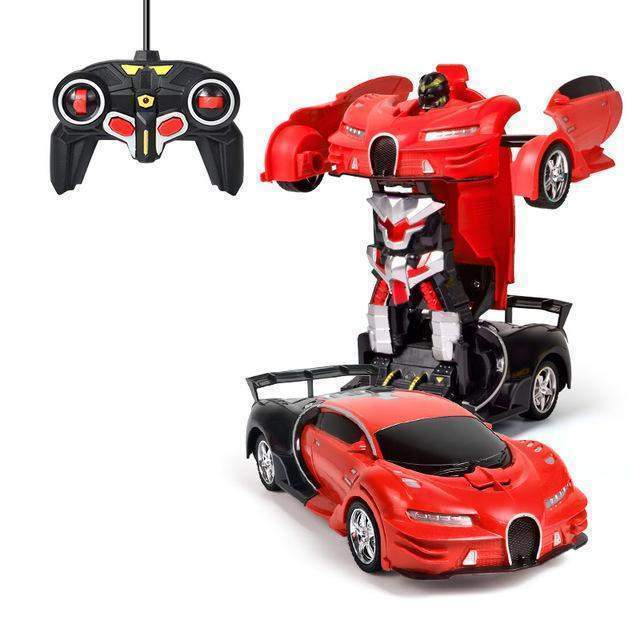 Remote Control Transforming Robot Car Toy