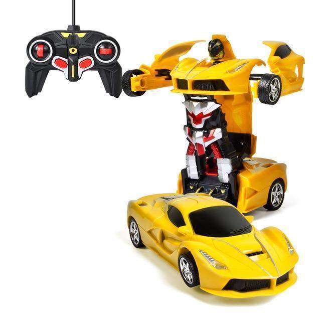 Remote Control Transforming Robot Car Toy