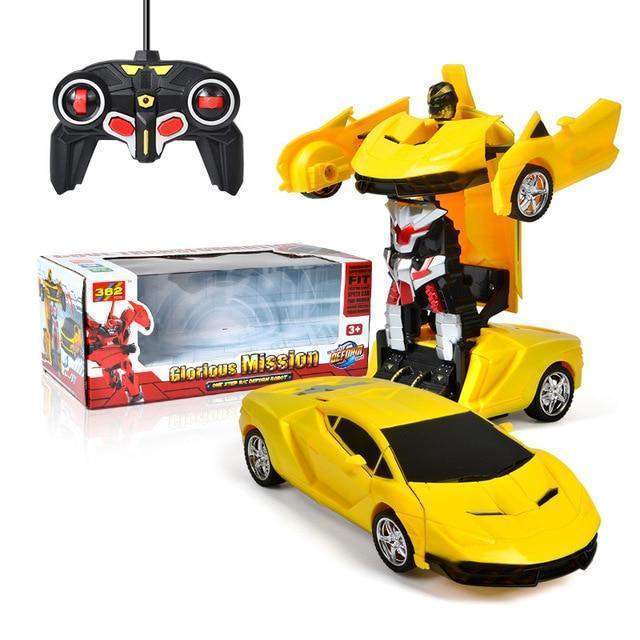 Remote Control Transforming Robot Car Toy