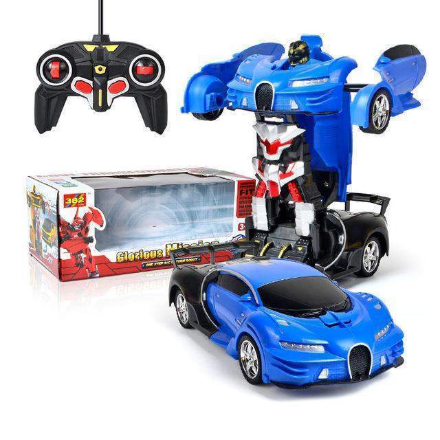 Remote Control Transforming Robot Car Toy
