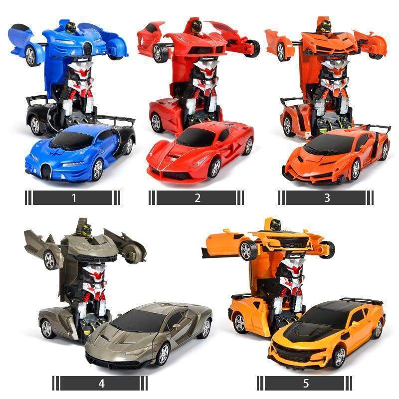 Remote Control Transforming Robot Car Toy