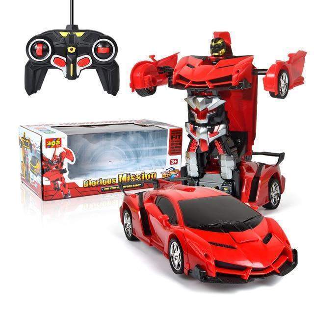 Remote Control Transforming Robot Car Toy