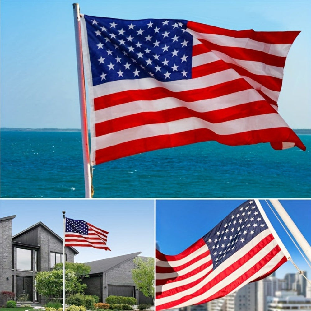Outdoor amerikanische Flagge Schwerlast-Polyester Messingösen