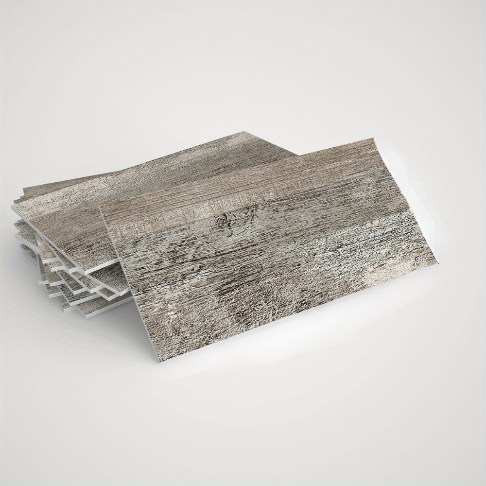 Abziehbare und klebende Wandpaneele rustikale Holzstruktur wasserdichte Dekoration