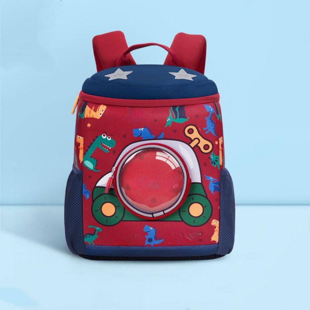 Sac à dos léger garçon mignon dinosaure | Coque rigide design cartoon