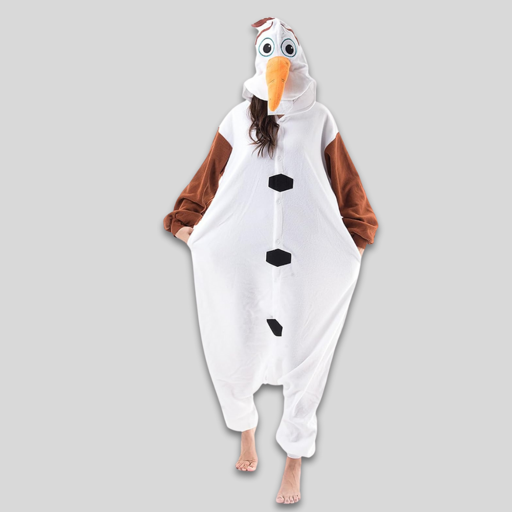 Pijama de una pieza de vellón suave para adultos, disfraz de ropa de dormir