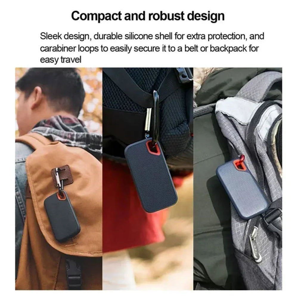 Tragbares externes SSD-Laufwerk Hochgeschwindigkeits-Datenübertragung Stoßfestes Speichergerät