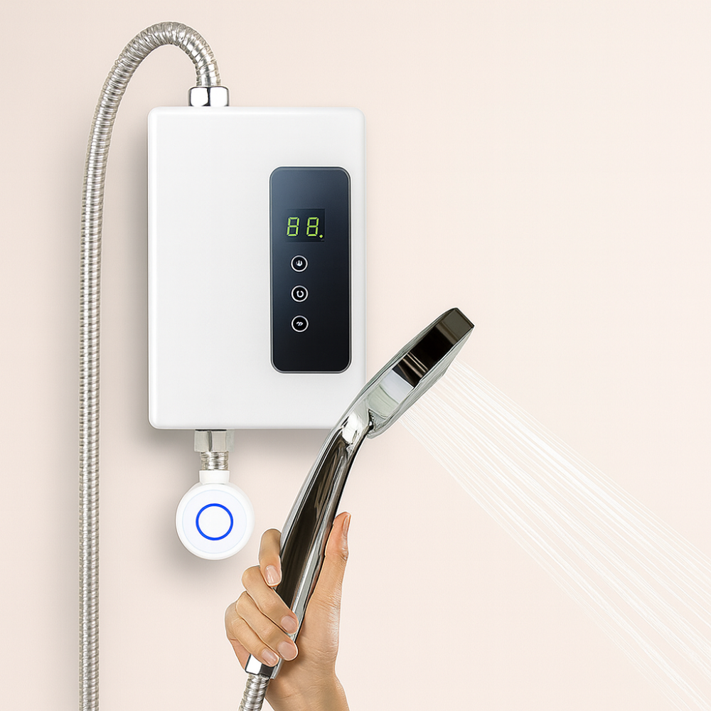 Tragbarer Durchlauferhitzer für Badezimmer und Küchenspüle