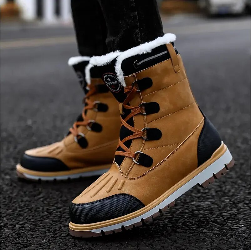 Winter Boots Waterproof Fur Lined Non Slip