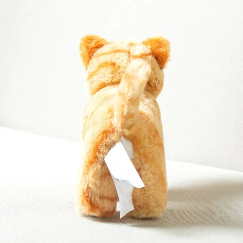 Realistisches Katzenplüschspielzeug Weiche Gefüllte Kätzchenspielpuppe Kinder Geschenk