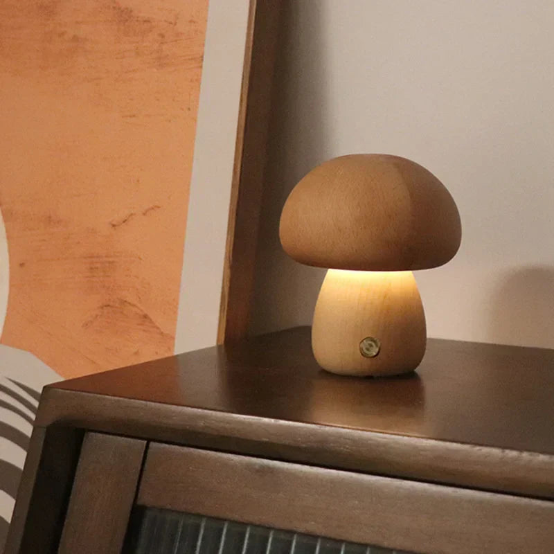 GlowMush Touch Lamp: Soft Light Decorative LED Table Lamp for Bedroom & Children's Room Ambience