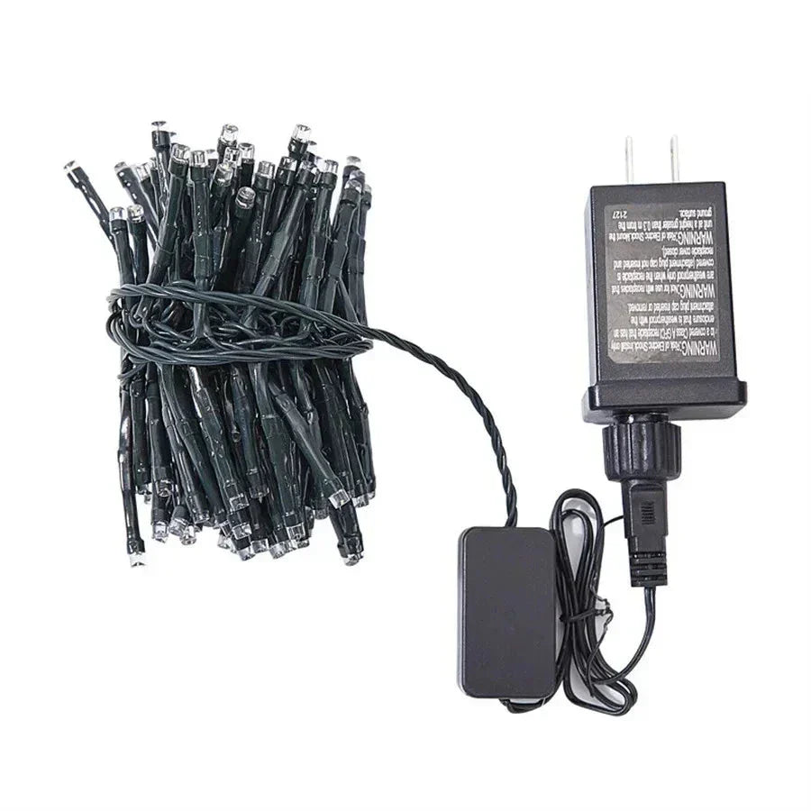 GlowCascade | Guirlande LED scintillante pour décoration extérieure