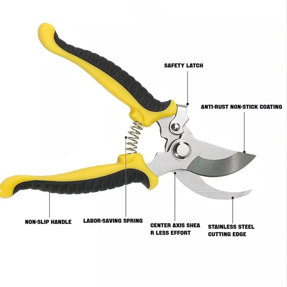 Cisailles de taille PrecisionCut | Ciseaux de jardin en acier inoxydable pour la taille