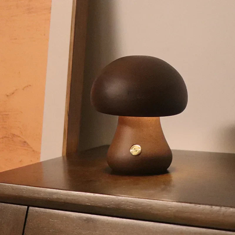 GlowMush Touch Lamp: Soft Light Decorative LED Table Lamp for Bedroom & Children's Room Ambience