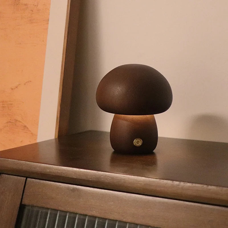 GlowMush Touch Lamp: Soft Light Decorative LED Table Lamp for Bedroom & Children's Room Ambience