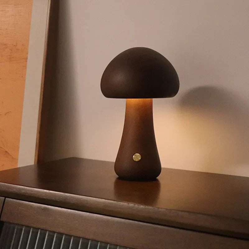 GlowMush Touch Lamp: Soft Light Decorative LED Table Lamp for Bedroom & Children's Room Ambience