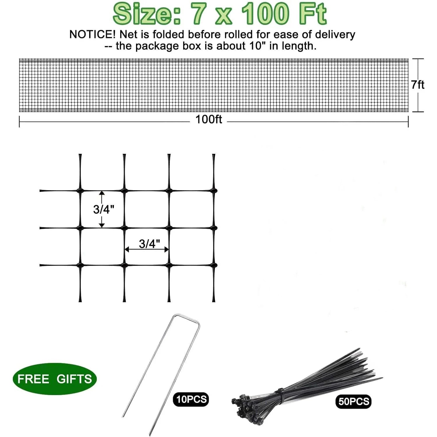 Filet GardenGuard | Clôture protectrice durable pour plantes
