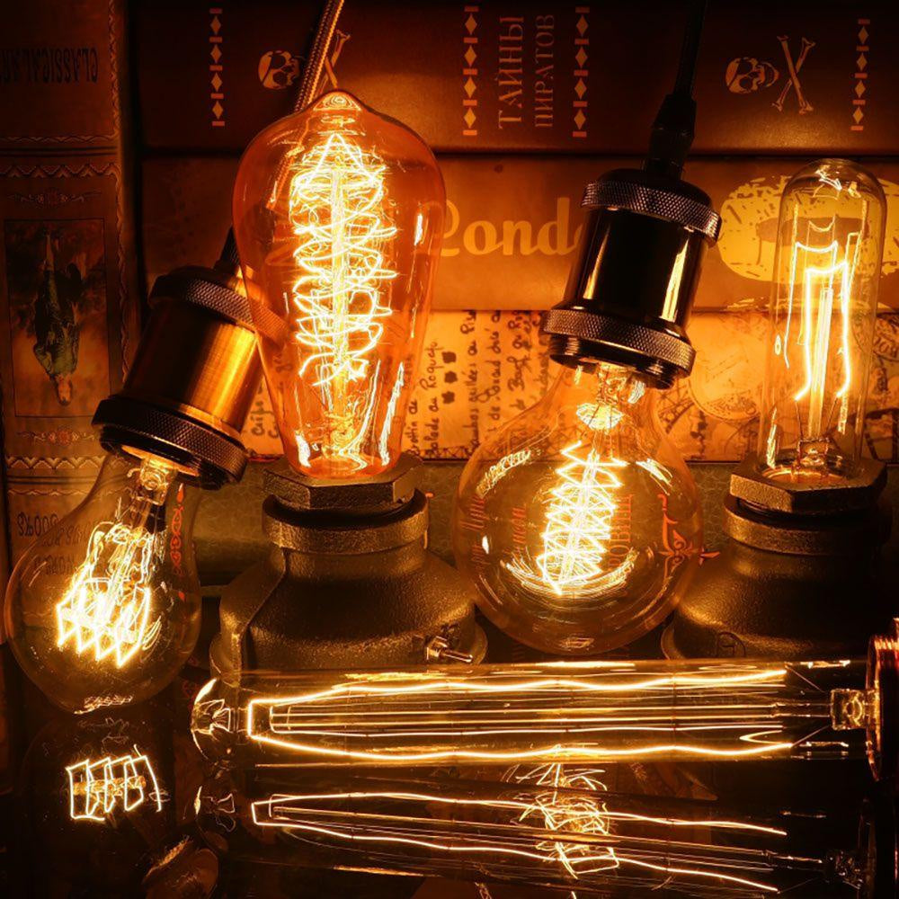 Vintage Edison žárovka dekorativní stmívatelné světla