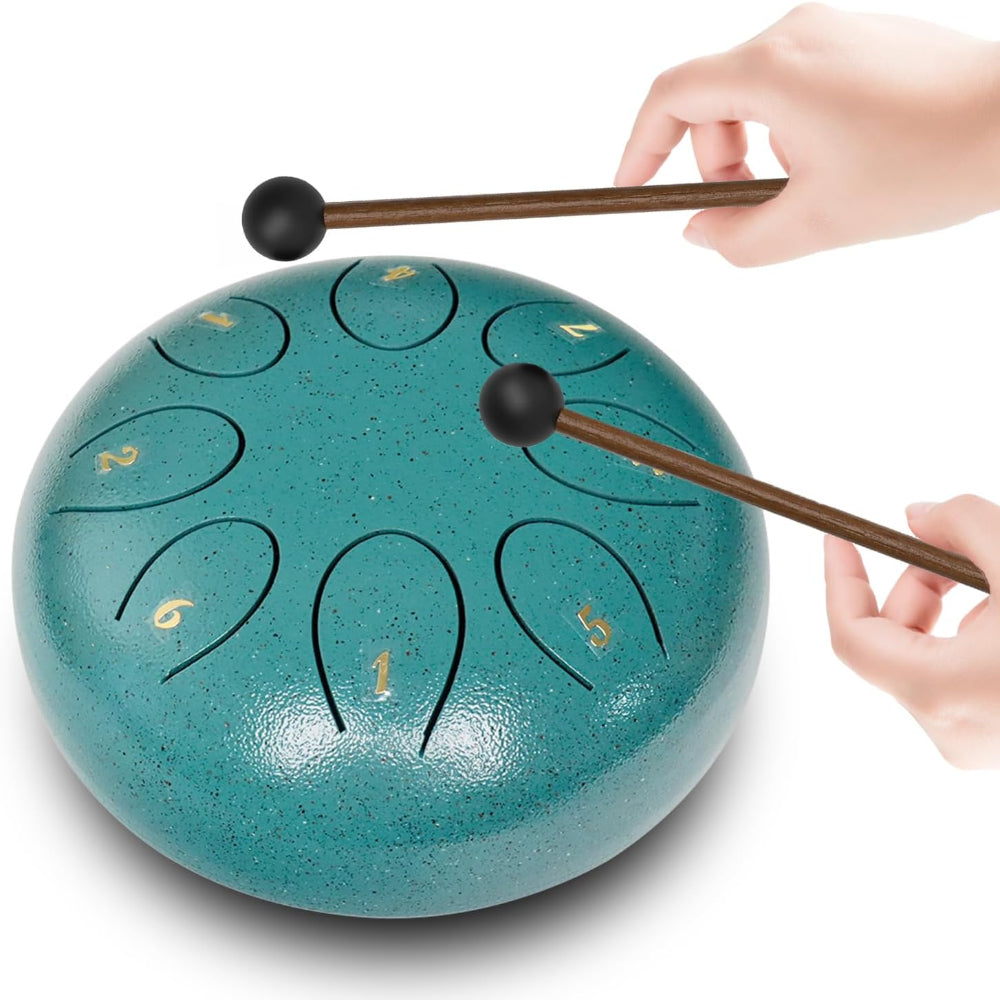 Ocelový jazýčkový buben Handpan perkusní meditační nástroj