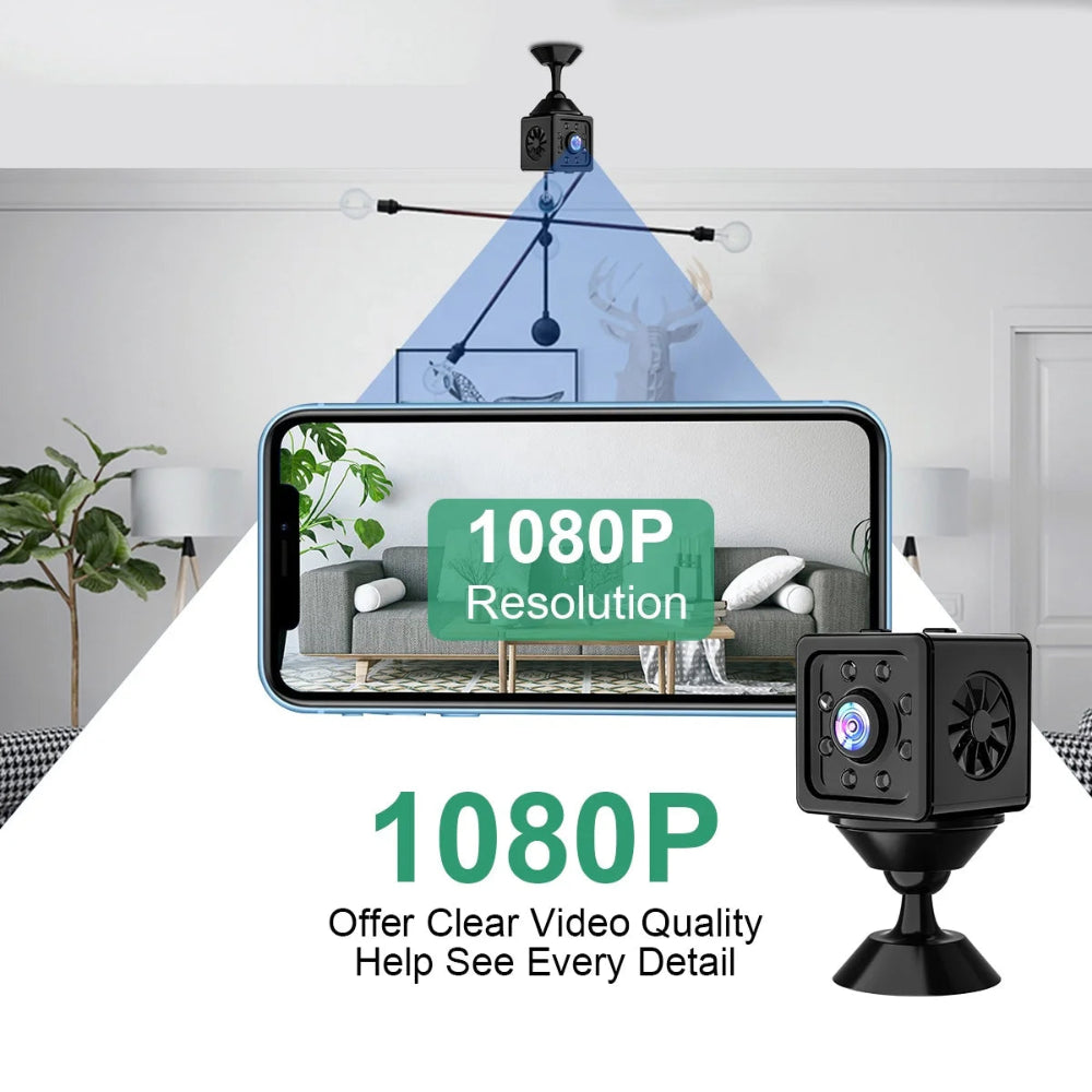 Dohledové kamery Video 1080p Bezdrátová Wifi Domácí kamera Mini CCTV IP kamera