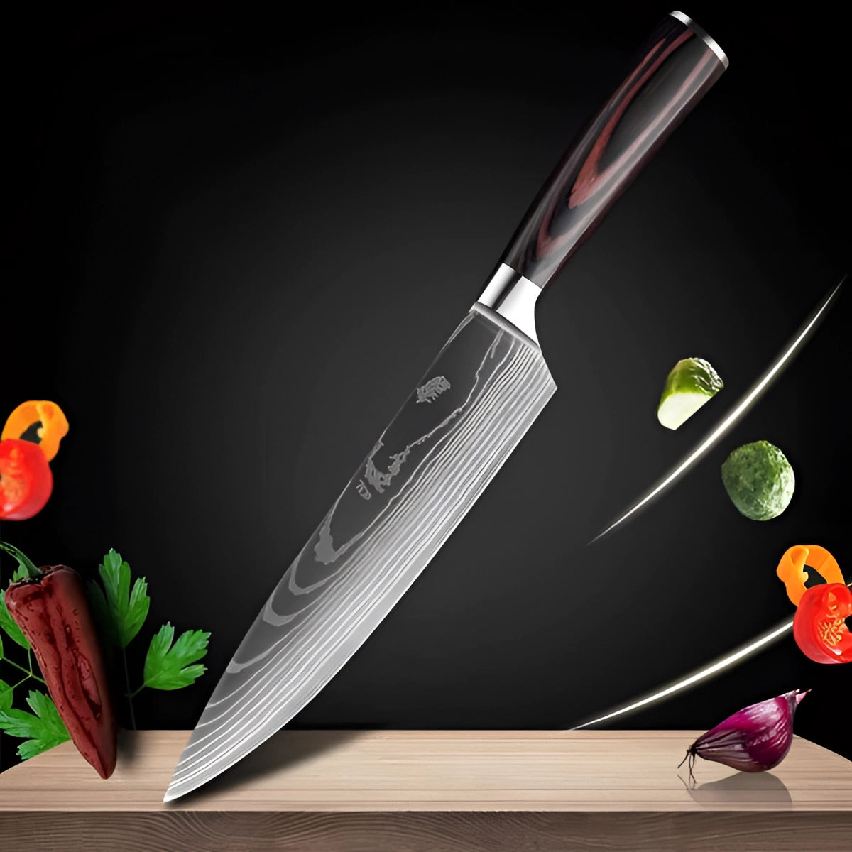 Køkkensæt Knive Rustfrit Stål Professionel