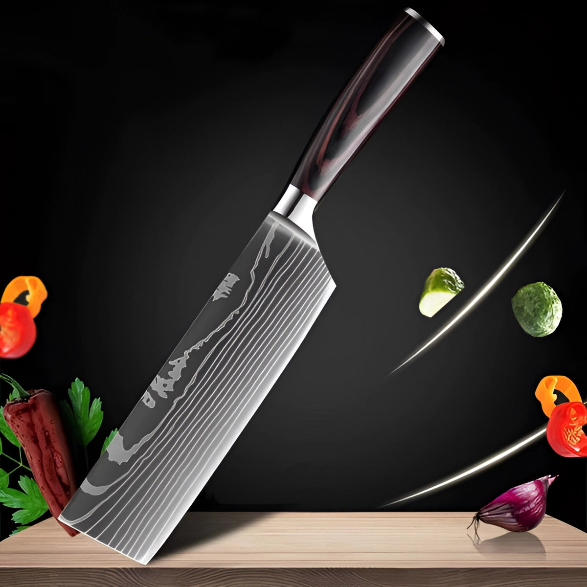 Køkkensæt Knive Rustfrit Stål Professionel