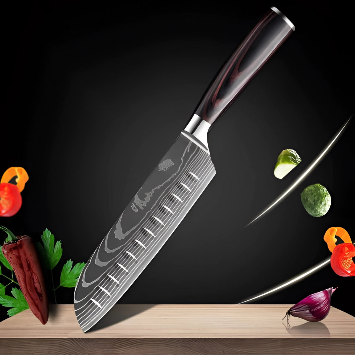 Køkkensæt Knive Rustfrit Stål Professionel