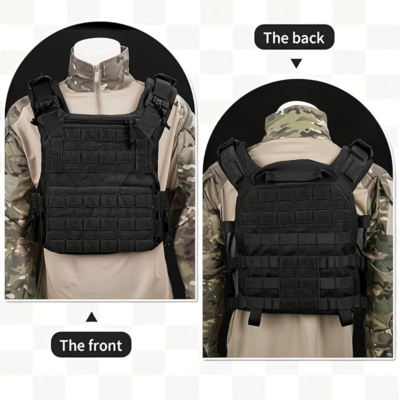 Men’s Tactical Adjustable Military Vest | Durable Hunting Gear