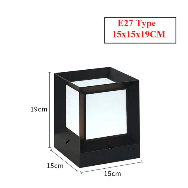 GlowSphere - Lampe sur pied d'extérieur pour portails et allées