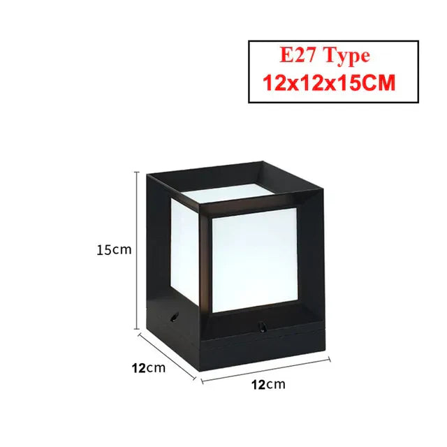 GlowSphere - Lampe sur pied d'extérieur pour portails et allées