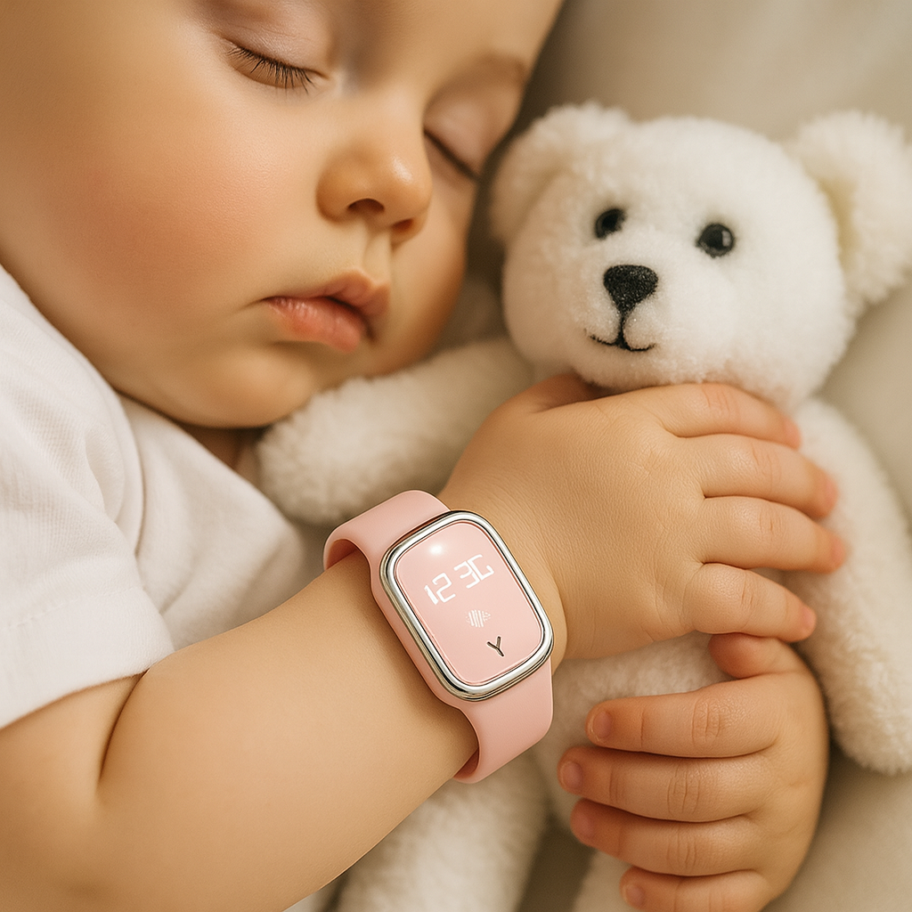 Myggeafvisende ultralyds armbåndsur