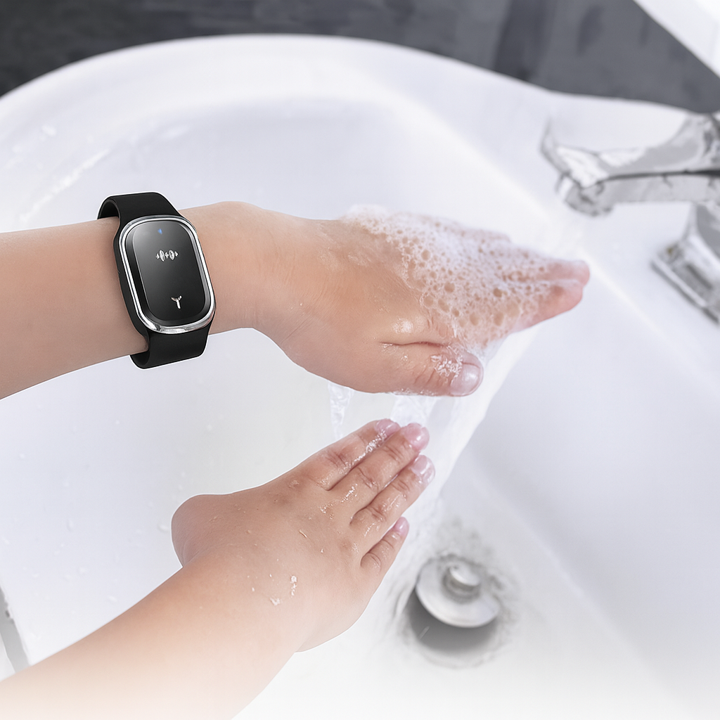 Myggeafvisende ultralyds armbåndsur