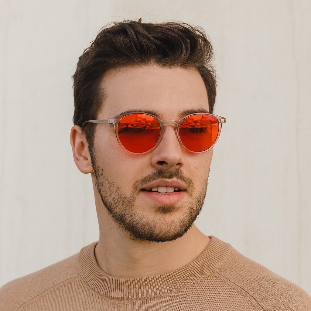 Unisex Blue Light Blocking Round Sunglasses | Designer Fit