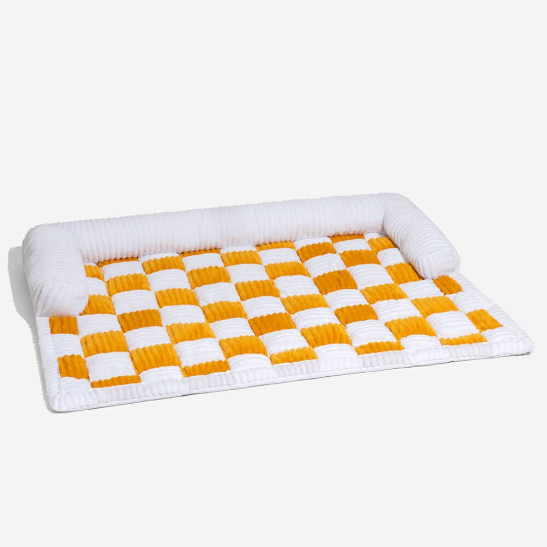 Tapis pour lit de chien – Coussin doux antidérapant pour animal de compagnie